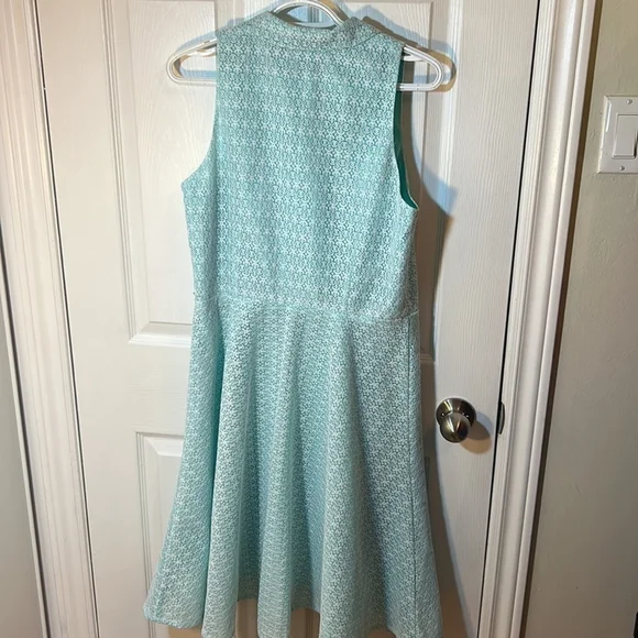 Evan Picone mint lace, sleeveless midi dress fairycore Size 10 - Picture 8 of 8